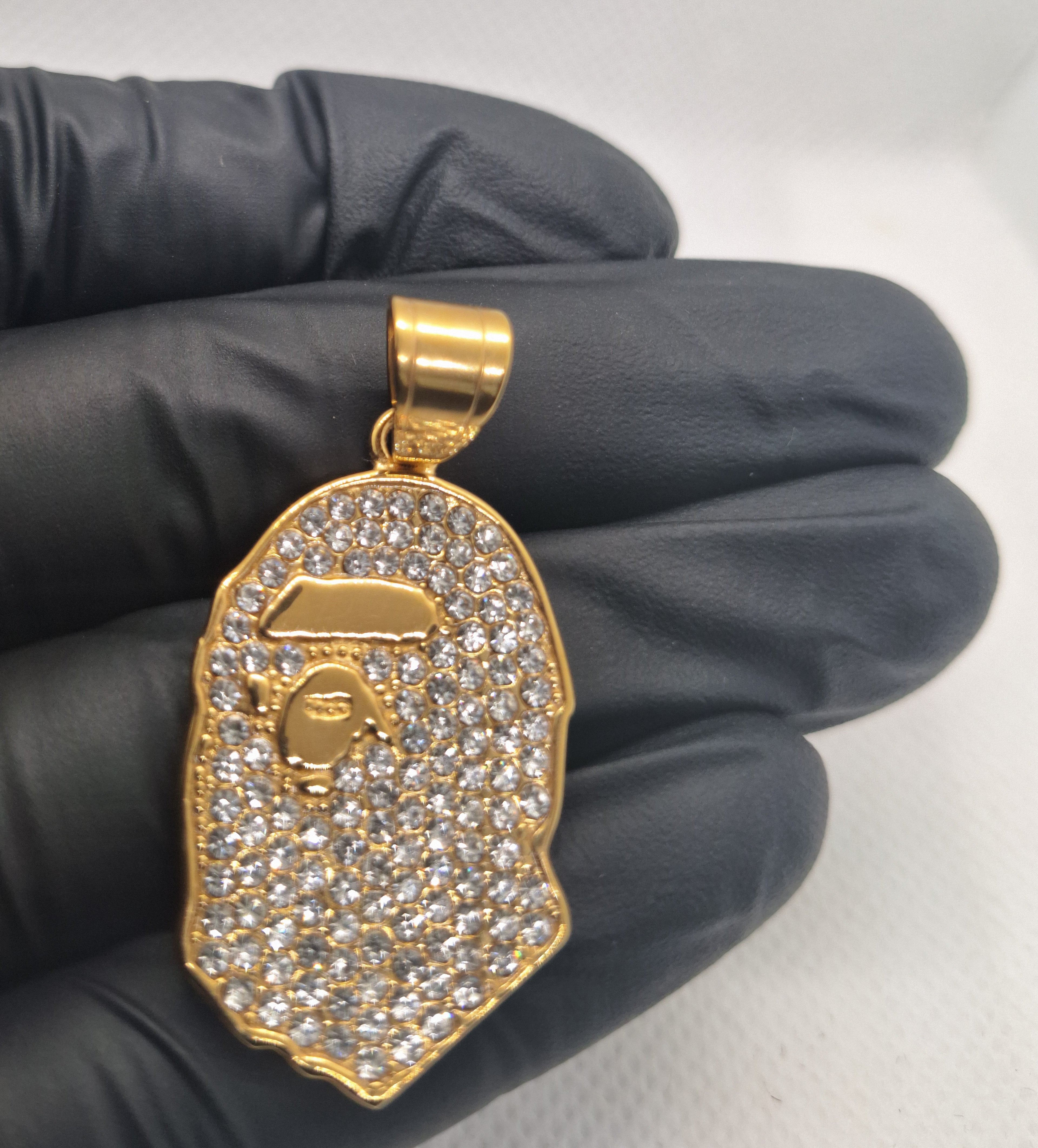 Gold bape pendant