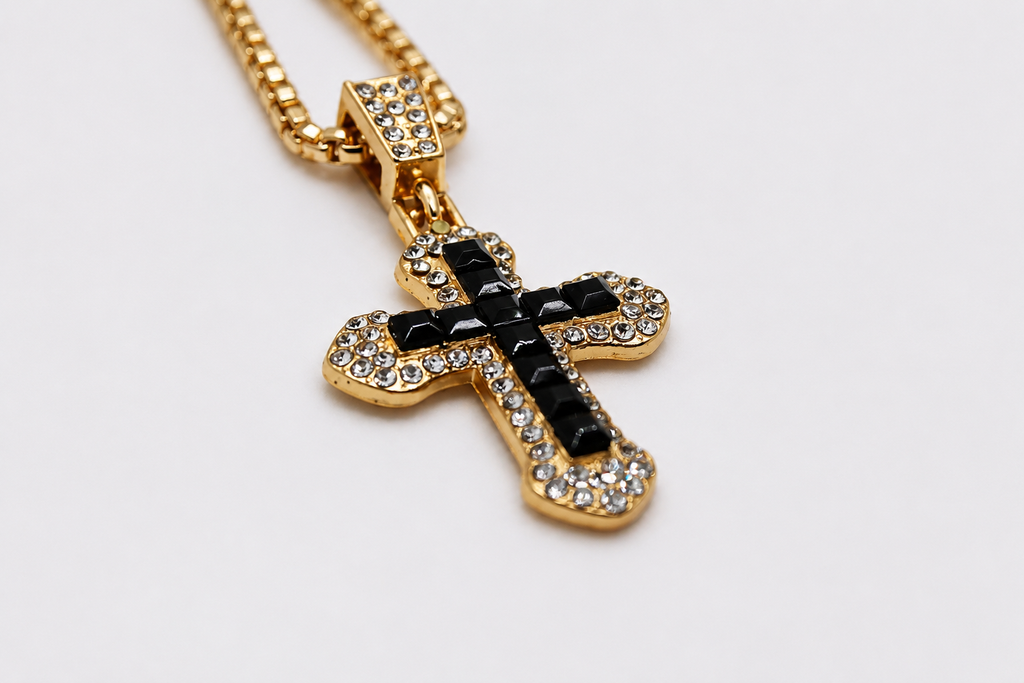 Gold-black pendant