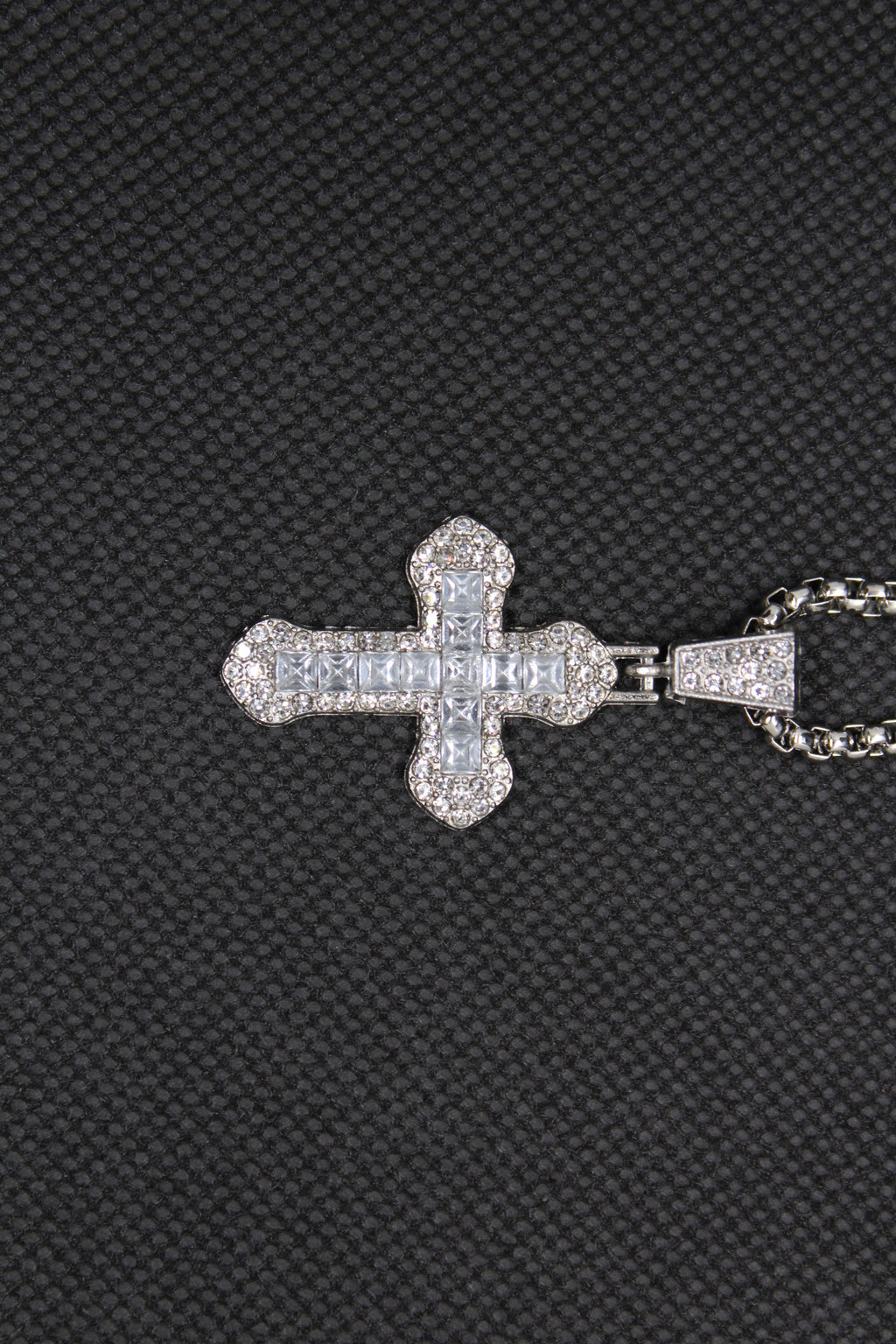 silver-white pendant