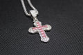 silver-pink pendant