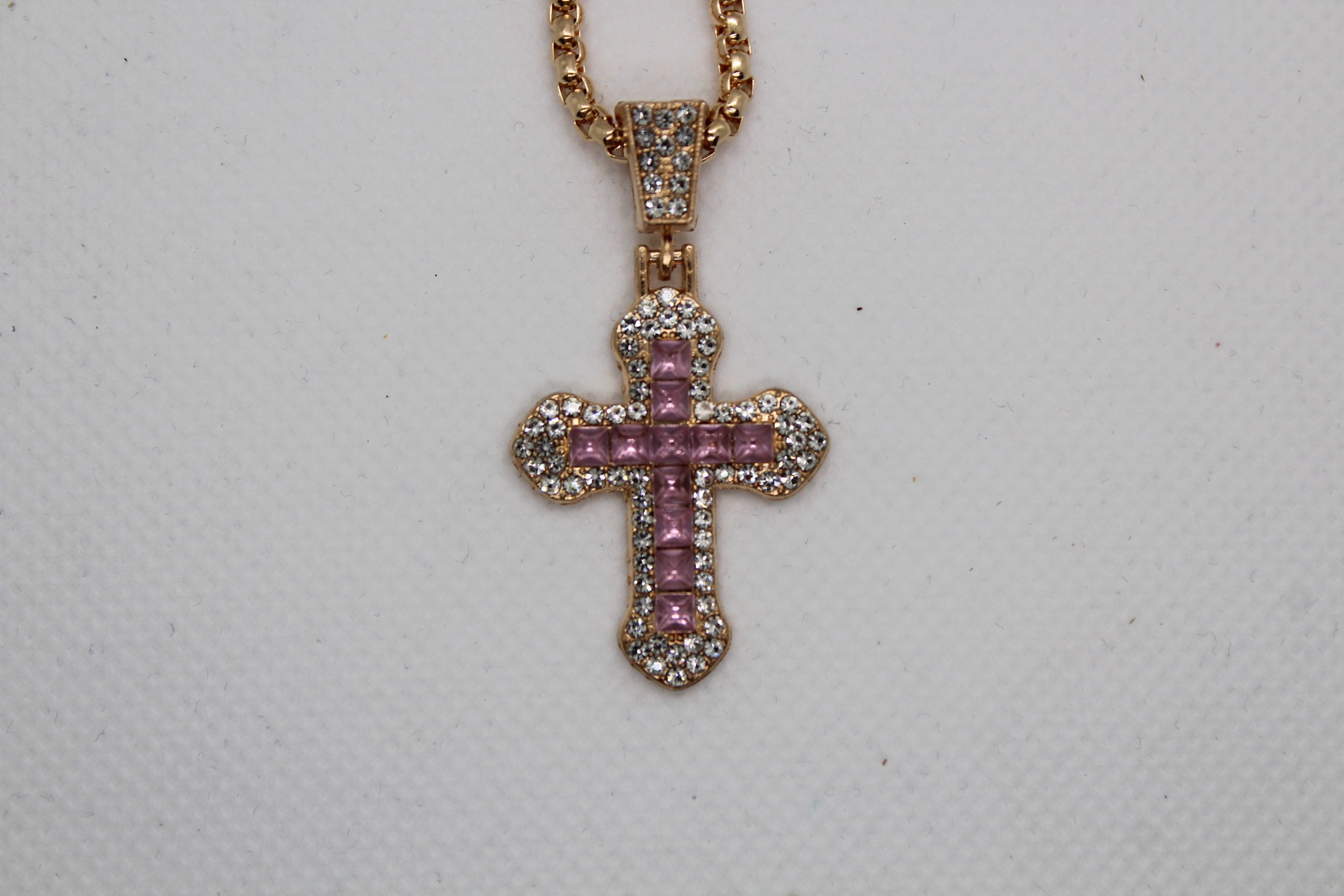 gold-pink pendant