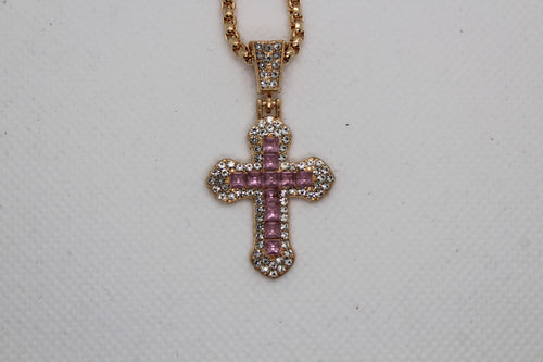 gold-pink pendant