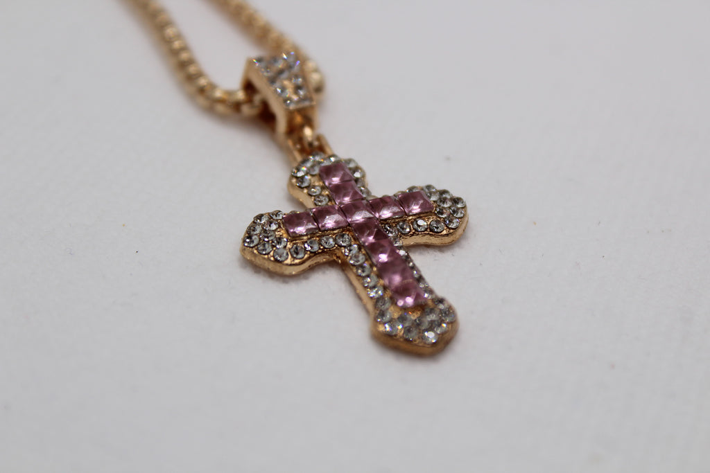 gold-pink pendant